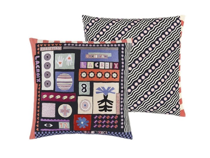 【デザイナーズ ギルド/DESIGNERS GUILD / GOODS】のChristian Lacroix Bloc Note Mosaique Cushion / クリスチャンラクロワ ブロックノート モザイク クッション 55 × 55cm インテリア・キッズ・メンズ・レディースファッション・服の通販 founy(ファニー) https://founy.com/ 送料無料 Free Shipping クッション Cushion グラフィック Graphic サテン Satin パターン Pattern ファブリック Fabric フェザー Feather ブロック Block プリント Print モザイク Mosaic モチーフ Motif ホーム・キャンプ・アウトドア・お取り寄せ Home,Garden,Outdoor,Camping Gear 家具・インテリア Furniture その他 インテリア雑貨、家具 Furniture, Interior, Others |ID: prp329100004025362 ipo3291000000026717252