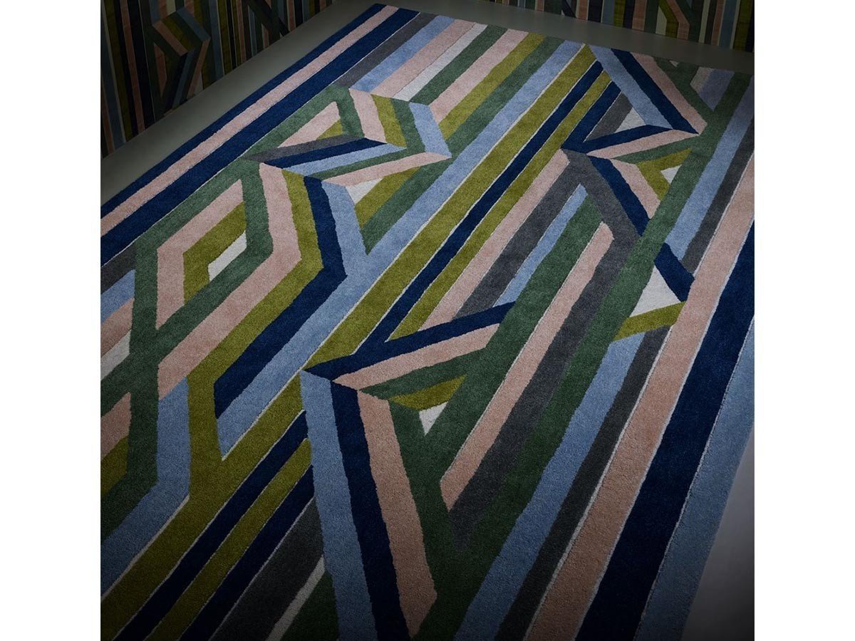 【デザイナーズ ギルド/DESIGNERS GUILD / GOODS】のChristian Lacroix Reflets Sur Le Rhone Vert Riziere Rug / クリスチャンラクロワ ルフレ シュル ル ローヌ ヴェールリジュイール ラグ 人気、トレンドファッション・服の通販 founy(ファニー) 　ストライプ　Stripe　ファブリック　Fabric　フランス　France　ホーム・キャンプ・アウトドア・お取り寄せ　Home,Garden,Outdoor,Camping Gear　家具・インテリア　Home Furniture & Interior. Stylish & Functional Living Spaces　その他 インテリア雑貨、家具　Furniture, Interior, Others　other-3|ID: prp329100004025367 ipo3291000000031475528