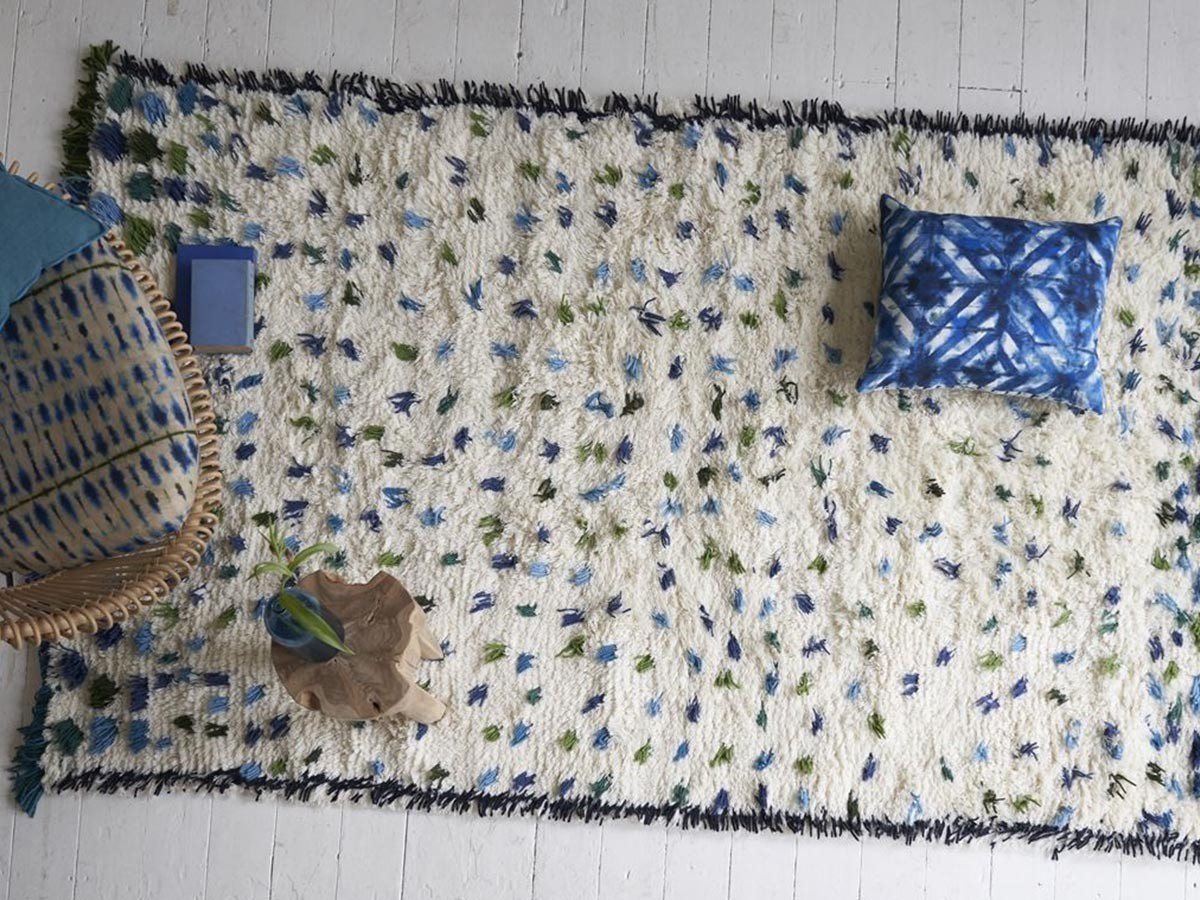【デザイナーズ ギルド/DESIGNERS GUILD / GOODS】のValais Rug / ヴァレ ラグ(コバルト) 人気、トレンドファッション・服の通販 founy(ファニー) 　インディゴ　Indigo　パターン　Pattern　ホーム・キャンプ・アウトドア・お取り寄せ　Home,Garden,Outdoor,Camping Gear　家具・インテリア　Home Furniture & Interior. Stylish & Functional Living Spaces　その他 インテリア雑貨、家具　Furniture, Interior, Others　other-2|ID: prp329100004025370 ipo3291000000031475532