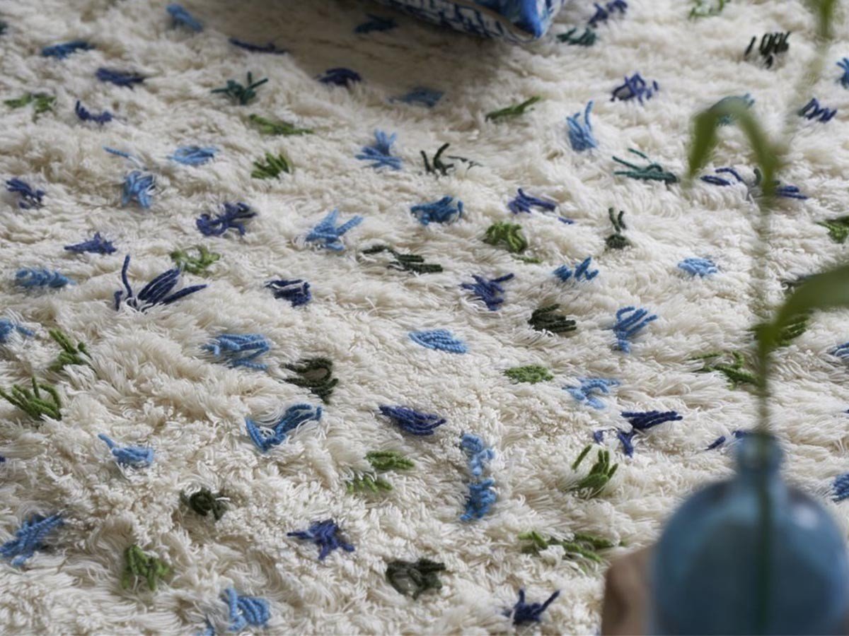 【デザイナーズ ギルド/DESIGNERS GUILD / GOODS】のValais Rug / ヴァレ ラグ(コバルト) 人気、トレンドファッション・服の通販 founy(ファニー) 　インディゴ　Indigo　パターン　Pattern　ホーム・キャンプ・アウトドア・お取り寄せ　Home,Garden,Outdoor,Camping Gear　家具・インテリア　Home Furniture & Interior. Stylish & Functional Living Spaces　その他 インテリア雑貨、家具　Furniture, Interior, Others　other-5|ID: prp329100004025370 ipo3291000000031475535