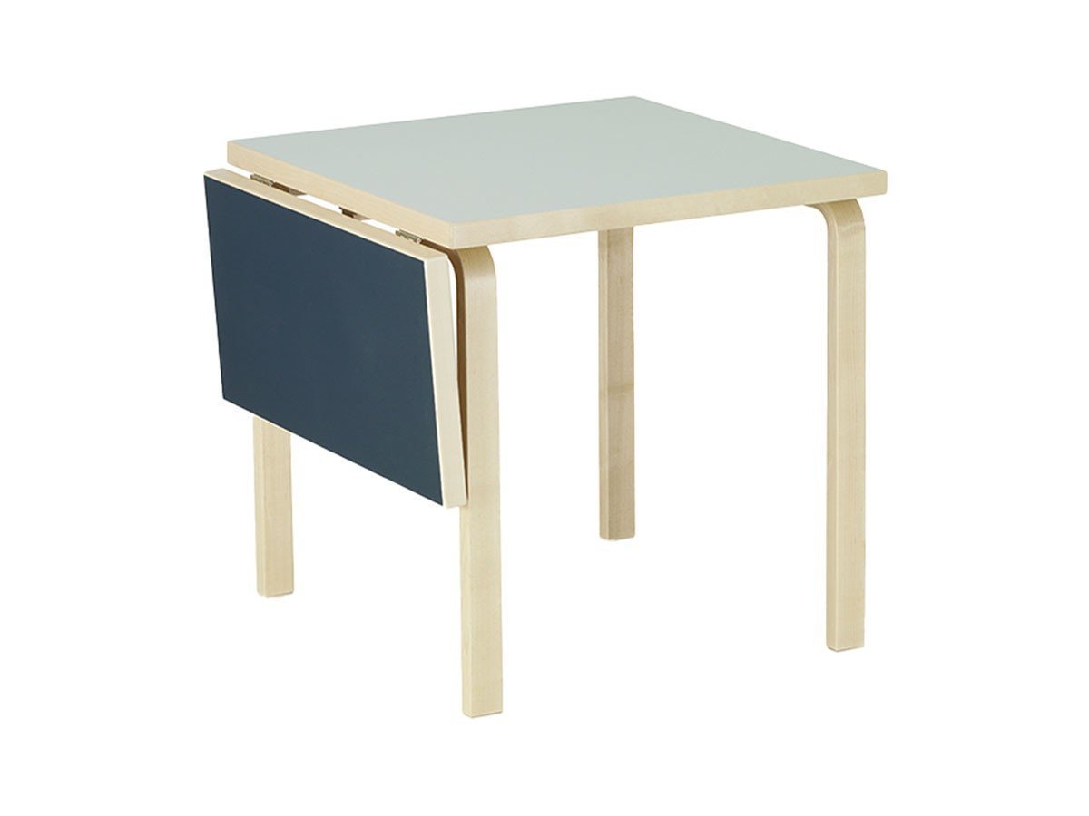 【アルテック/artek / GOODS】のTABLE FOLDABLE DL81C / ドロップリーフ テーブル DL81C ツートンカラー インテリア・キッズ・メンズ・レディースファッション・服の通販 founy(ファニー) 　ヴィンテージ　Vintage　コンパクト　Compact　テーブル　Table　デスク　Desk　ドロップ　Drop　モチーフ　Motif　リーフ　Leaf　ワーク　Work　送料無料　Free Shipping　ホーム・キャンプ・アウトドア・お取り寄せ　Home,Garden,Outdoor,Camping Gear　家具・インテリア　Furniture　テーブル　Table　ダイニングテーブル　Dining Table　ホーム・キャンプ・アウトドア・お取り寄せ　Home,Garden,Outdoor,Camping Gear　家具・インテリア　Furniture　テーブル　Table　カフェテーブル　Cafe Table　ヴェイパー / スモーキーブルー|ID: prp329100004032591 ipo3291000000026799880