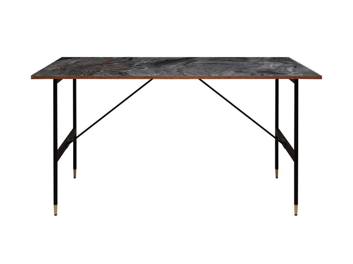 【アデペシュ/a.depeche / GOODS】のPOL 2way dining table 1600 / ポル 2ウェイ ダイニングテーブル 1600 ウォルナット インテリア・キッズ・メンズ・レディースファッション・服の通販 founy(ファニー) 　スリム　Slim　テーブル　Table　フレーム　Flame　モダン　Modern　ホーム・キャンプ・アウトドア・お取り寄せ　Home,Garden,Outdoor,Camping Gear　家具・インテリア　Furniture　テーブル　Table　ダイニングテーブル　Dining Table　オールド|ID: prp329100004032596 ipo3291000000026799902