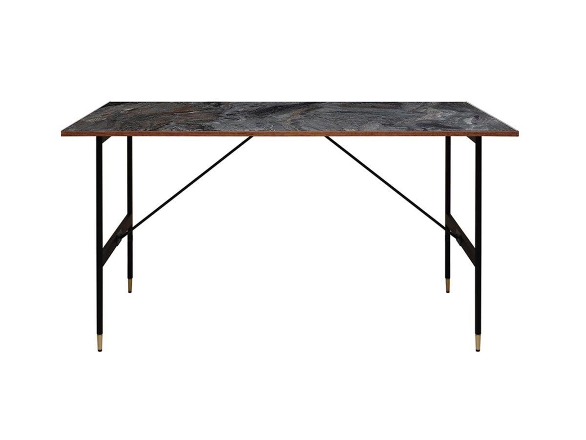 【アデペシュ/a.depeche / GOODS】のPOL 2way dining table 1450 / ポル 2ウェイ ダイニングテーブル 1450 ウォルナット インテリア・キッズ・メンズ・レディースファッション・服の通販 founy(ファニー) 　コンパクト　Compact　スリム　Slim　テーブル　Table　フィット　Fit　フレーム　Flame　モダン　Modern　ホーム・キャンプ・アウトドア・お取り寄せ　Home,Garden,Outdoor,Camping Gear　家具・インテリア　Furniture　テーブル　Table　ダイニングテーブル　Dining Table　オールド|ID: prp329100004032597 ipo3291000000026799913