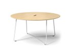 【ノルオフィス/Knoll Office / GOODS】のRockwell Unscripted Occasional Coffee Table / ロックウェル アンスクリプテッド オケージョナル コーヒーテーブル 高さ43cm 天板:プライウッド / バーチ、脚部ブライトホワイト|ID: prp329100004032600 ipo3291000000034221728