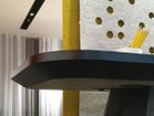 【ノルオフィス/Knoll Office / GOODS】のRockwell Unscripted Tall Table / ロックウェル アンスクリプテッド トールテーブル(メラミン天板) 天板下部分のカラーは、天板エッジ、フットレストカラーと共通です。|ID: prp329100004032605 ipo3291000000032501542
