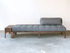 【松井木工/MATSUI MOKKO / GOODS】のSAJI FLATSOFA + DRAWER TABLE / サジ フラットソファ + ドロワーテーブル 大人の最旬トレンドファッション＆コーディネート founy(ファウニー) クッション Cushion, Throw Pillow シンプル Simple, Minimal フラット Flat, Flat Shoes おすすめ Recommended / Our Picks ホーム・キャンプ・アウトドア・お取り寄せ Home Living / Home & Lifestyle / Camping Gear / Outdoor Camping 家具・インテリア Home Furniture & Interior. Stylish & Functional Living Spaces ソファー Couches & Sofas thumbnail 張地:バスチャン IFN71-35、脚部ウッド:ウォールナットセット内容:フラットソ|ID: prp329100004040218 ipo3291000000037079790