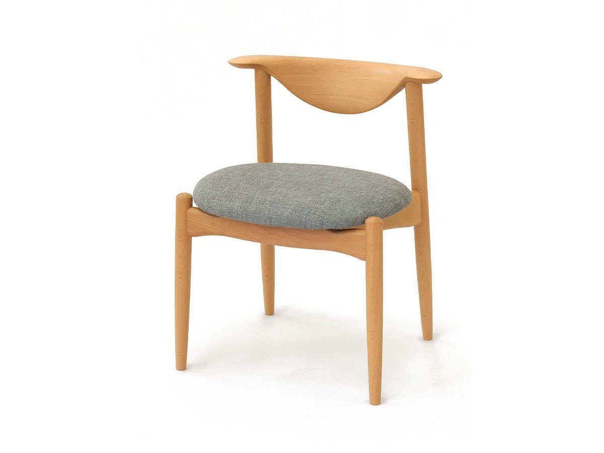 【フライミー ジャパン スタイル/FLYMEe Japan-Style / GOODS】のDINING CHAIR / ダイニングチェア #117124 インテリア・キッズ・メンズ・レディースファッション・服の通販 founy(ファニー) 　送料無料　Free Shipping　テーブル　Table　ハーフ　Half　フィット　Fit　ホーム・キャンプ・アウトドア・お取り寄せ　Home,Garden,Outdoor,Camping Gear　家具・インテリア　Furniture　チェア・椅子　Chair　ダイニングチェア　Dining Chair　張地:212 ライノ、フレームナチュラル|ID: prp329100004045096 ipo3291000000027054495