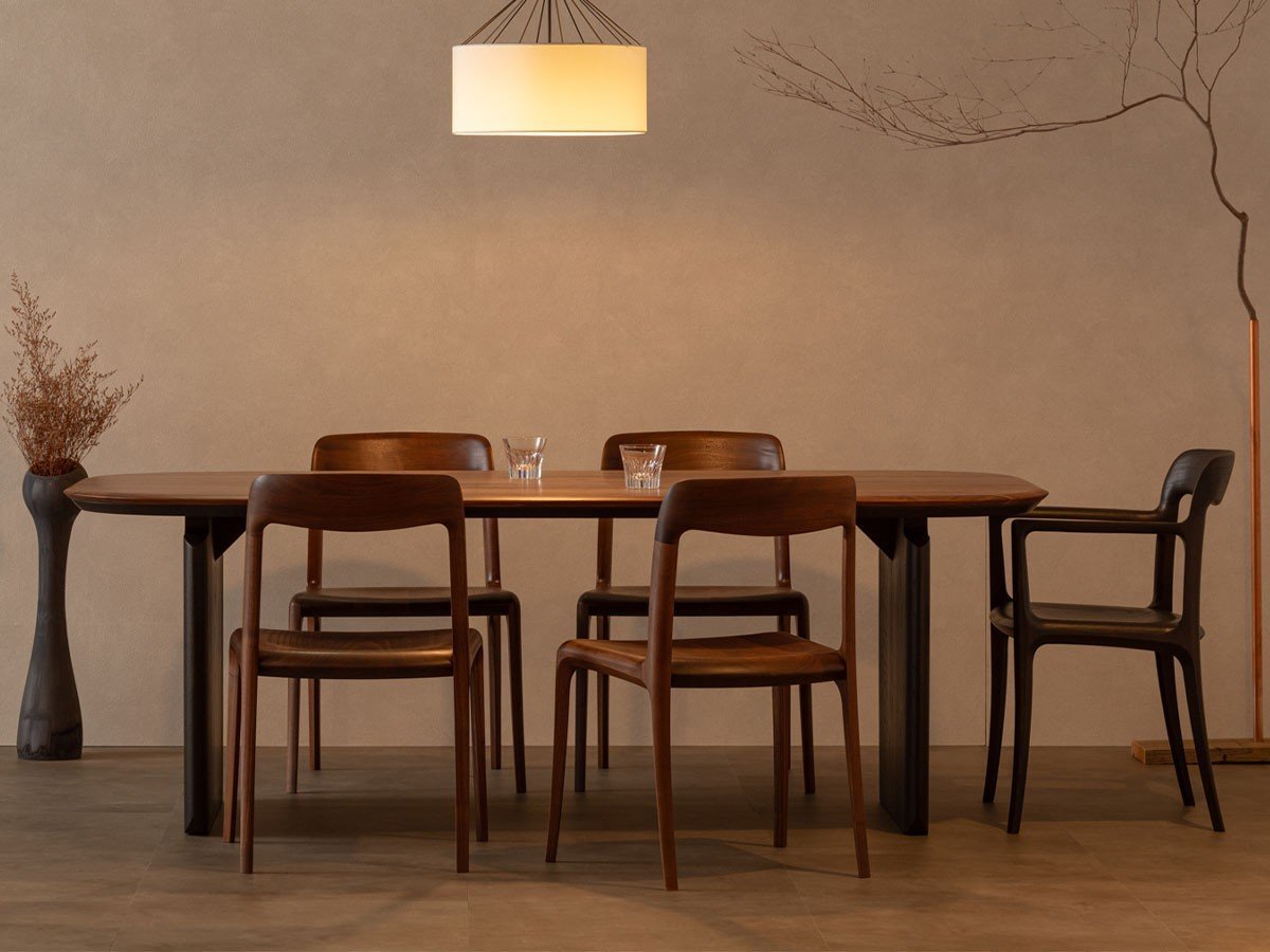 【フライミー ジャパン スタイル/FLYMEe Japan-Style / GOODS】のDINING TABLE / ダイニングテーブル #117118 人気、トレンドファッション・服の通販 founy(ファニー) 　なめらか　Smooth　コンビ　Combination　テーブル　Table　フォルム　Form　ホーム・キャンプ・アウトドア・お取り寄せ　Home,Garden,Outdoor,Camping Gear　家具・インテリア　Furniture　テーブル　Table　ダイニングテーブル　Dining Table　other-6|ID: prp329100004045105 ipo3291000000031474243