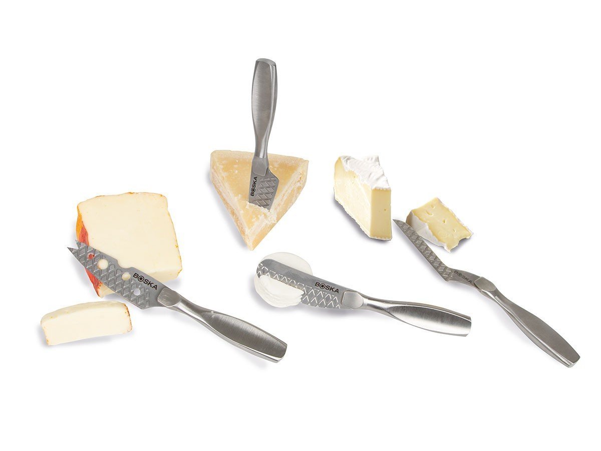 【ボスカ/BOSKA / GOODS】のMONACO+ MINI CHEESE KNIFE SET / モナコ+ ミニチーズナイフ 4本セット インテリア・キッズ・メンズ・レディースファッション・服の通販 founy(ファニー) 　コンパクト　Compact　ホーム・キャンプ・アウトドア・お取り寄せ　Home,Garden,Outdoor,Camping Gear　キッチン・ダイニング　Kitchen Dining　キッチン収納　Kitchen　シルバー|ID: prp329100004047591 ipo3291000000027114953