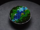 【雨/Ame / GOODS】の花山 - Hanayama - / 花山 プリザーブドフラワー 小の小 カラーパターン:るり山|ID: prp329100004047594 ipo3291000000027114983