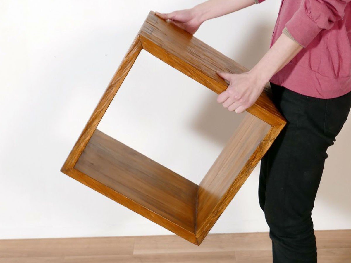 【カジャ/KAJA / GOODS】のUKKO Old Teak Cube Box / ウッコ チーク古材 キューブボックス インテリア・キッズ・メンズ・レディースファッション・服の通販 founy(ファニー) 　おすすめ　Recommend　ボックス　Box　ホーム・キャンプ・アウトドア・お取り寄せ　Home,Garden,Outdoor,Camping Gear　家具・インテリア　Furniture　収納家具・キャビネット　Storage Furniture　気軽に持ち運んで移動したり、組み合わせを変えたりすることができます。|ID: prp329100004048857 ipo3291000000031716788