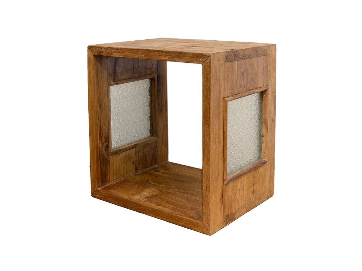 【カジャ/KAJA / GOODS】のUKKO Old Teak Wood Cube Box / ウッコ チーク古材 キューブボックス サイドガラスタイプ インテリア・キッズ・メンズ・レディースファッション・服の通販 founy(ファニー) 　おすすめ　Recommend　ガラス　Glass　ボックス　Box　ホーム・キャンプ・アウトドア・お取り寄せ　Home,Garden,Outdoor,Camping Gear　家具・インテリア　Furniture　収納家具・キャビネット　Storage Furniture　ラック・シェルフ　Rack Shelf　ナチュラル|ID: prp329100004048863 ipo3291000000027135515