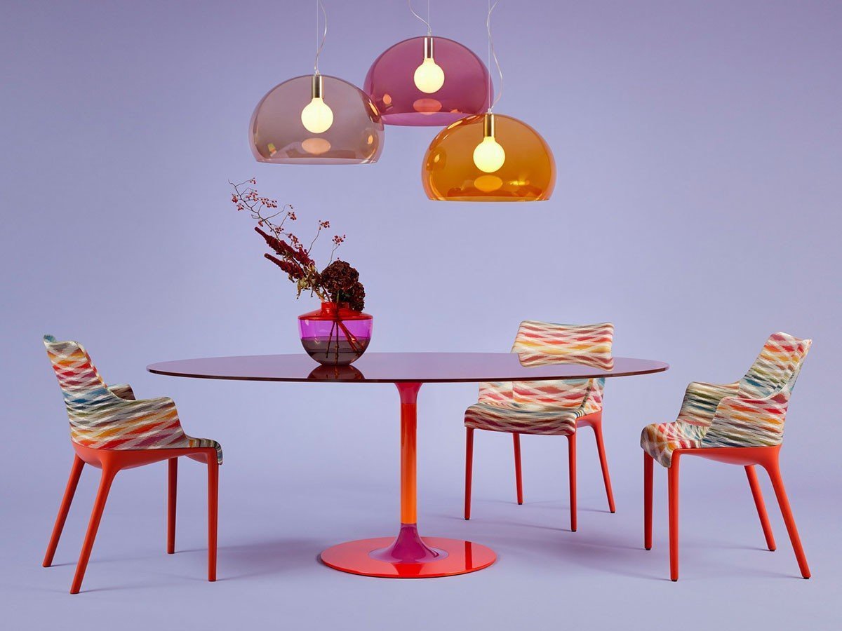 【カルテル/Kartell / GOODS】のTHIERRY XXL OVAL / ティエリー XXL オーバル 人気、トレンドファッション・服の通販 founy(ファニー) 　オーバル　Oval　ガラス　Glass　テーブル　Table　フォルム　Form　フレーム　Flame　ホーム・キャンプ・アウトドア・お取り寄せ　Home,Garden,Outdoor,Camping Gear　家具・インテリア　Furniture　テーブル　Table　ダイニングテーブル　Dining Table　other-6|ID: prp329100004048864 ipo3291000000031474011
