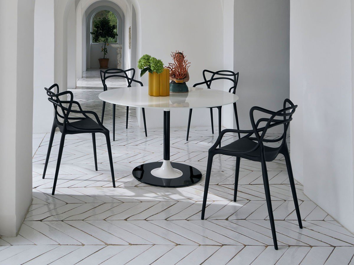 【カルテル/Kartell / GOODS】のTHIERRY XXL ROUND / ティエリー XXL ラウンド 人気、トレンドファッション・服の通販 founy(ファニー) 　ガラス　Glass　テーブル　Table　フォルム　Form　フレーム　Flame　ラウンド　Round　ホーム・キャンプ・アウトドア・お取り寄せ　Home,Garden,Outdoor,Camping Gear　家具・インテリア　Furniture　テーブル　Table　ダイニングテーブル　Dining Table　other-5|ID: prp329100004048865 ipo3291000000031474015