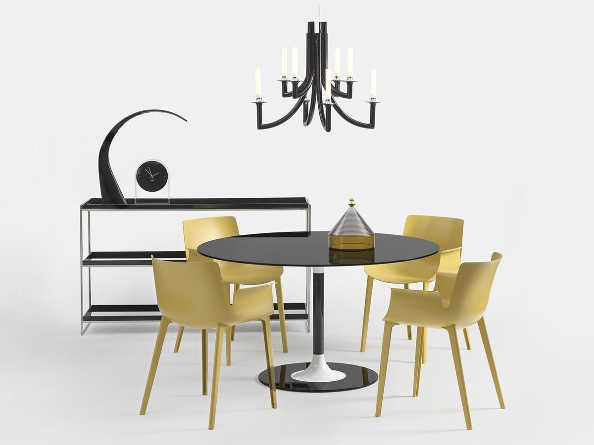 【カルテル/Kartell / GOODS】のTHIERRY XXL ROUND / ティエリー XXL ラウンド 人気、トレンドファッション・服の通販 founy(ファニー) 　ガラス　Glass　テーブル　Table　フォルム　Form　フレーム　Flame　ラウンド　Round　ホーム・キャンプ・アウトドア・お取り寄せ　Home,Garden,Outdoor,Camping Gear　家具・インテリア　Furniture　テーブル　Table　ダイニングテーブル　Dining Table　other-6|ID: prp329100004048865 ipo3291000000031474016