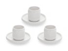 【ディーゼルリビング ウィズ セレッティ/DIESEL LIVING with SELETTI / GOODS】のMACHINE COLLECTION COFFEE CUT WITH SAUCER SET 3 / マシンコレクション コーヒーカップ&ソーサー 3点セット -|ID: prp329100004052032 ipo3291000000030171427