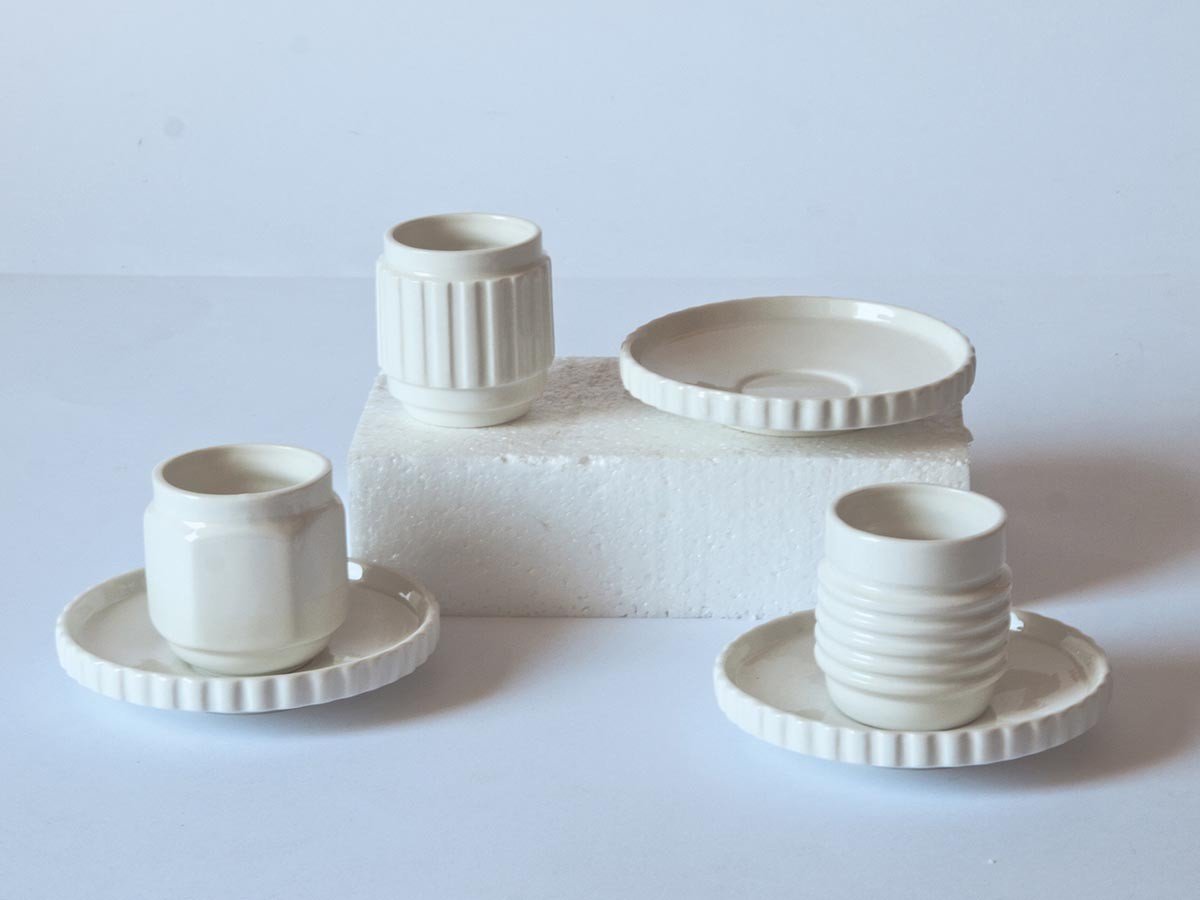【ディーゼルリビング ウィズ セレッティ/DIESEL LIVING with SELETTI / GOODS】のMACHINE COLLECTION COFFEE CUT WITH SAUCER SET 3 / マシンコレクション コーヒーカップ&ソーサー 3点セット 人気、トレンドファッション・服の通販 founy(ファニー) 　イタリア　Italy　コレクション　Collection　ダメージ　Damage　テーブル　Table　モチーフ　Motif　other-5|ID: prp329100004052032 ipo3291000000031473774
