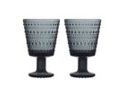 【イッタラ/iittala / GOODS】のKastehelmi Universal Glass / カステヘルミ ユニバーサルグラス ペア ダークグレー|ID:prp329100004052040