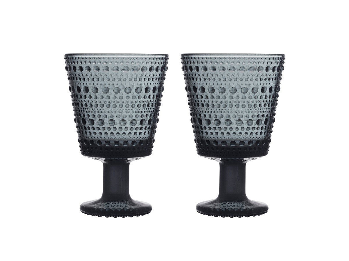 【イッタラ/iittala / GOODS】のKastehelmi Universal Glass / カステヘルミ ユニバーサルグラス ペア インテリア・キッズ・メンズ・レディースファッション・服の通販 founy(ファニー) 　ガラス　Glass　グラス　Glass　タンブラー　Tumbler　テーブル　Table　デザート　Dessert　ダークグレー|ID: prp329100004052040 ipo3291000000027229999