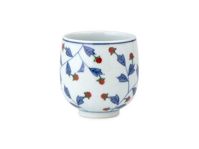 【源右衛門窯/Gen Emon Kiln / GOODS】の染錦苺絵 湯呑 / 染錦苺絵 湯呑(赤) インテリア・キッズ・メンズ・レディースファッション・服の通販 founy(ファニー) https://founy.com/ テーブル Table フォルム Form |ID: prp329100004052957 ipo3291000000030171307