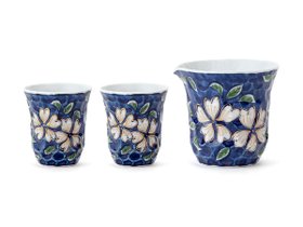 【源右衛門窯/Gen Emon Kiln / GOODS】 染金彩桜濃 酒器 / 染金彩桜濃 酒器人気、トレンドファッション・服の通販 founy(ファニー) 送料無料 Free Shipping テーブル Table, Dining Table フォルム Silhouette, Form |ID:prp329100004052977