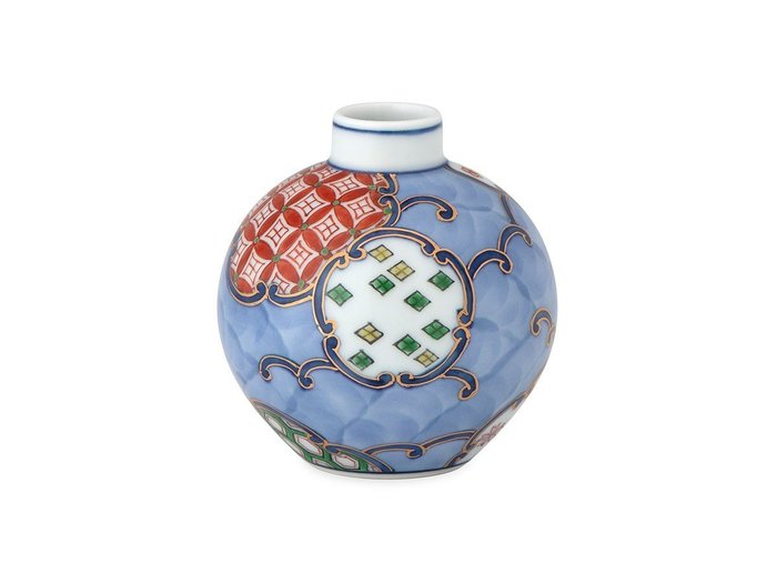 【源右衛門窯/Gen Emon Kiln / GOODS】の染錦間取地紋 小花瓶 / 染錦間取地紋 小花瓶 インテリア・キッズ・メンズ・レディースファッション・服の通販 founy(ファニー) https://founy.com/ 送料無料 Free Shipping フォルム Form フラワー Flower ホーム・キャンプ・アウトドア・お取り寄せ Home,Garden,Outdoor,Camping Gear 家具・インテリア Furniture その他 インテリア雑貨、家具 Furniture, Interior, Others |ID: prp329100004052982 ipo3291000000030171372