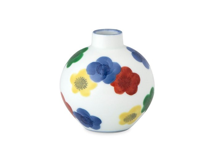【源右衛門窯/Gen Emon Kiln / GOODS】の染錦梅花 小花瓶 / 染錦梅花 小花瓶(赤) インテリア・キッズ・メンズ・レディースファッション・服の通販 founy(ファニー) https://founy.com/ 送料無料 Free Shipping フォルム Form フラワー Flower ホーム・キャンプ・アウトドア・お取り寄せ Home,Garden,Outdoor,Camping Gear 家具・インテリア Furniture その他 インテリア雑貨、家具 Furniture, Interior, Others |ID: prp329100004052984 ipo3291000000030171385