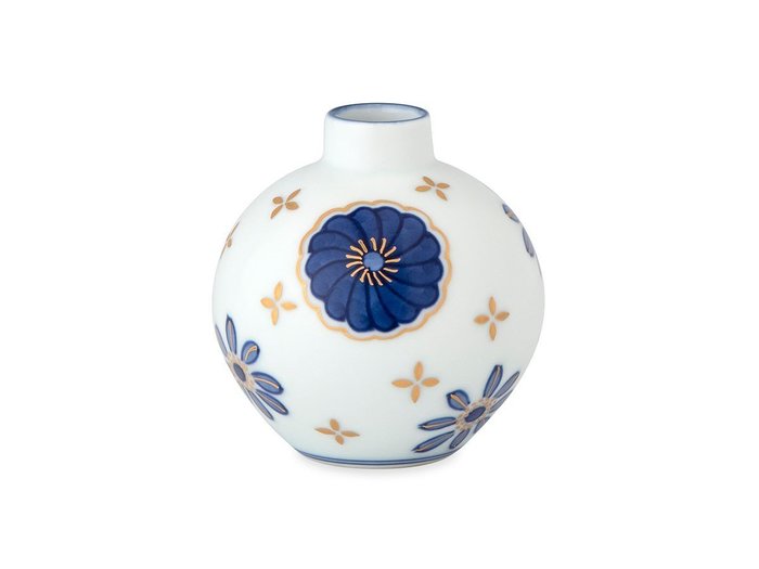 【源右衛門窯/Gen Emon Kiln / GOODS】の染金彩丸菊紋 小花瓶 / 染金彩丸菊紋 小花瓶 インテリア・キッズ・メンズ・レディースファッション・服の通販 founy(ファニー) https://founy.com/ 送料無料 Free Shipping フォルム Form フラワー Flower ホーム・キャンプ・アウトドア・お取り寄せ Home,Garden,Outdoor,Camping Gear 家具・インテリア Furniture その他 インテリア雑貨、家具 Furniture, Interior, Others |ID: prp329100004052985 ipo3291000000030171390