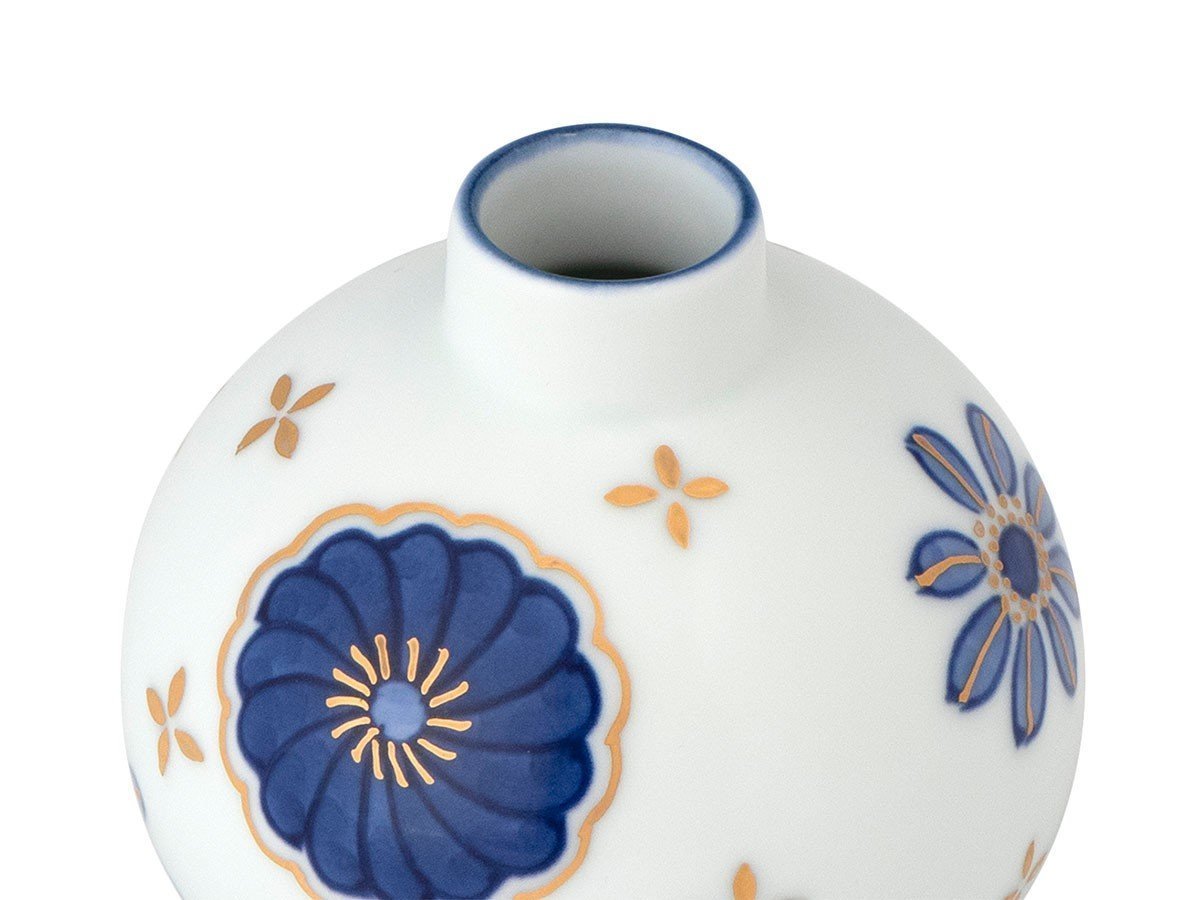 【源右衛門窯/Gen Emon Kiln / GOODS】の染金彩丸菊紋 小花瓶 / 染金彩丸菊紋 小花瓶 人気、トレンドファッション・服の通販 founy(ファニー) 　送料無料　Free Shipping　フォルム　Form　フラワー　Flower　ホーム・キャンプ・アウトドア・お取り寄せ　Home,Garden,Outdoor,Camping Gear　家具・インテリア　Furniture　その他 インテリア雑貨、家具　Furniture, Interior, Others　other-4|ID: prp329100004052985 ipo3291000000031473737