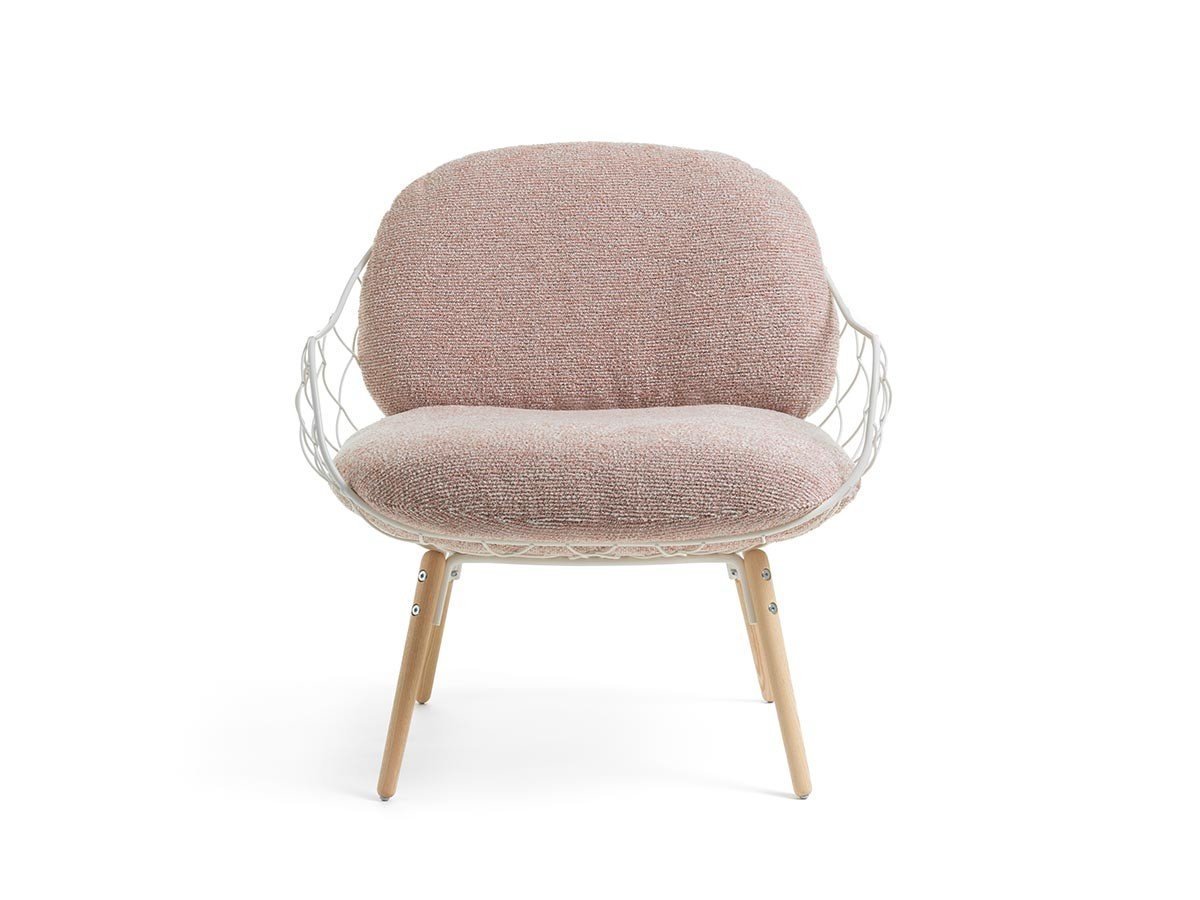 【マジス/MAGIS / GOODS】のPINA Low Chair / ピーニャ ローチェア ナチュラル脚(トリラナコジマ) インテリア・キッズ・メンズ・レディースファッション・服の通販 founy(ファニー) 　アンティーク　Antique　クッション　Cushion　フィット　Fit　フレーム　Flame　ワイヤー　Wire　送料無料　Free Shipping　ホーム・キャンプ・アウトドア・お取り寄せ　Home,Garden,Outdoor,Camping Gear　家具・インテリア　Furniture　チェア・椅子　Chair　ラウンジチェア　Lounge Chair　ホーム・キャンプ・アウトドア・お取り寄せ　Home,Garden,Outdoor,Camping Gear　家具・インテリア　Furniture　チェア・椅子　Chair　ローチェア・座椅子　Low Chair/Seat Chair　ピンク|ID: prp329100004054815 ipo3291000000027288303