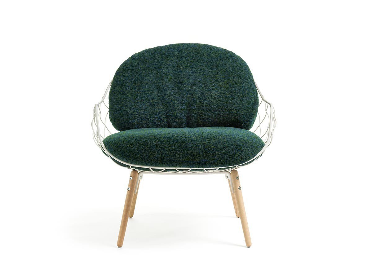 【マジス/MAGIS / GOODS】のPINA Low Chair / ピーニャ ローチェア ナチュラル脚(トリラナコジマ) インテリア・キッズ・メンズ・レディースファッション・服の通販 founy(ファニー) 　アンティーク　Antique　クッション　Cushion　フィット　Fit　フレーム　Flame　ワイヤー　Wire　送料無料　Free Shipping　ホーム・キャンプ・アウトドア・お取り寄せ　Home,Garden,Outdoor,Camping Gear　家具・インテリア　Furniture　チェア・椅子　Chair　ラウンジチェア　Lounge Chair　ホーム・キャンプ・アウトドア・お取り寄せ　Home,Garden,Outdoor,Camping Gear　家具・インテリア　Furniture　チェア・椅子　Chair　ローチェア・座椅子　Low Chair/Seat Chair　グリーン|ID: prp329100004054815 ipo3291000000027288307