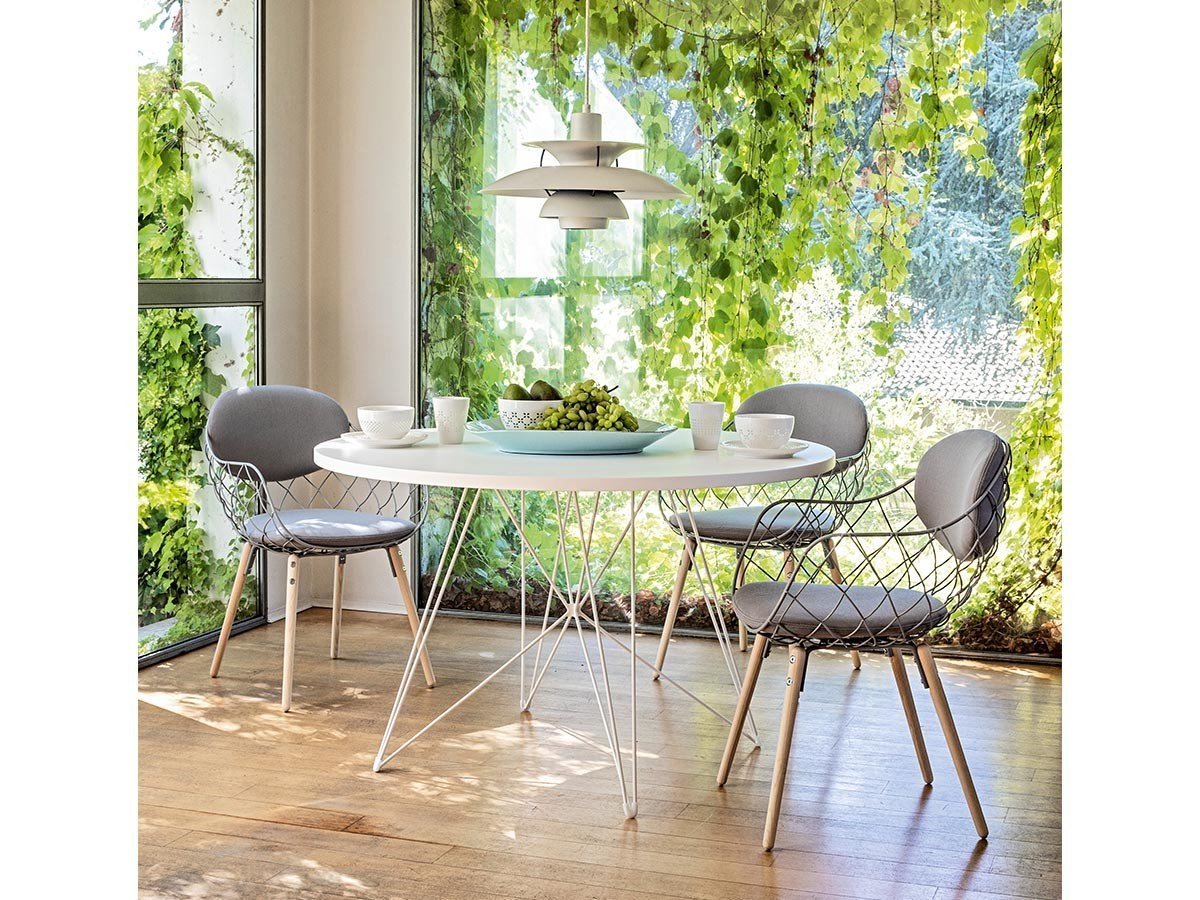 【マジス/MAGIS / GOODS】のPINA / ピーニャ アームチェア ファブリック オーバルクッション × ブラック脚(トリラナコジマ) インテリア・キッズ・メンズ・レディースファッション・服の通販 founy(ファニー) 　アンティーク　Antique-Inspired　オーバル　Oval Design　クッション　Cushion, Throw Pillow　ファブリック　Fabric, Textile　フィット　Fit, Slim Fit　フレーム　Frame, Outline　ワイヤー　Wire, Wired Bra　送料無料　Free Shipping　ホーム・キャンプ・アウトドア・お取り寄せ　Home Living / Home & Lifestyle / Camping Gear / Outdoor Camping　家具・インテリア　Home Furniture & Interior. Stylish & Functional Living Spaces　チェア・椅子　Seating & Chairs　ダイニングチェア・木製チェア　Dining Chairs　ホーム・キャンプ・アウトドア・お取り寄せ　Home Living / Home & Lifestyle / Camping Gear / Outdoor Camping　家具・インテリア　Home Furniture & Interior. Stylish & Functional Living Spaces　チェア・椅子　Seating & Chairs　アームチェア・アクセントチェア　Armchairs & Accent Chairs　参考イメージ|ID: prp329100004054823 ipo3291000000034817766