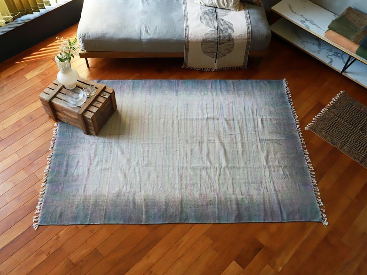 【アデペシュ/a.depeche / GOODS】のMANERE cotton rug water / マニエール コットン ラグ ウォーター 人気、トレンドファッション・服の通販 founy(ファニー) 　送料無料　Free Shipping　インド　India　ウォーター　Water　テーブル　Table　ブロック　Block　プリント　Print　モダン　Modern　ホーム・キャンプ・アウトドア・お取り寄せ　Home,Garden,Outdoor,Camping Gear　家具・インテリア　Furniture　その他 インテリア雑貨、家具　Furniture, Interior, Others　other-3|ID: prp329100004054858 ipo3291000000031473420