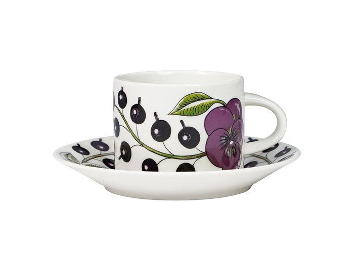 【アラビア/ARABIA / GOODS】のParatiisi Tea Cup & Saucer / パラティッシ ティーカップ & ソーサー(パープル) インテリア・キッズ・メンズ・レディースファッション・服の通販 founy(ファニー) https://founy.com/ クラシック Classic 皿 Dish テーブル Table パープル Purple プレート Plate |ID: prp329100004055969 ipo3291000000030170869