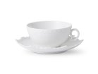 【ロイヤル コペンハーゲン/Royal Copenhagen / GOODS】のWhite Fluted Full Lace Tea Cup & Saucer / ホワイトフルーテッド フルレース ティーカップ & ソーサー -|ID:prp329100004058729