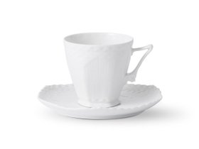 【ロイヤル コペンハーゲン/Royal Copenhagen / GOODS】 White Fluted Full Lace Coffee Cup & Saucer / ホワイトフルーテッド フルレース コーヒーカップ & ソーサー人気、トレンドファッション・服の通販 founy(ファニー) 送料無料 Free Shipping エレガント 上品 Elegant テーブル Table バロック Baroque フォルム Form レース Race |ID:prp329100004058730