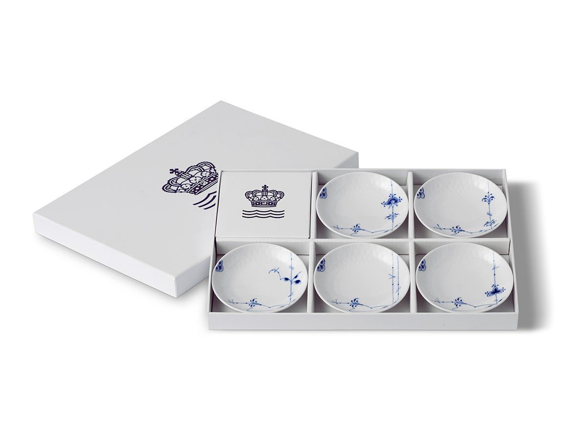 【ロイヤル コペンハーゲン/Royal Copenhagen / GOODS】のBlue Palmette Plate Set / ブルーパルメッテ プレート 5柄セット インテリア・キッズ・メンズ・レディースファッション・服の通販 founy(ファニー) 　オイル　Oil　シンプル　Simple　皿　Dish　テーブル　Table　プレート　Plate　モチーフ　Motif　送料無料　Free Shipping　ボックス参考イメージ|ID: prp329100004058744 ipo3291000000030170846