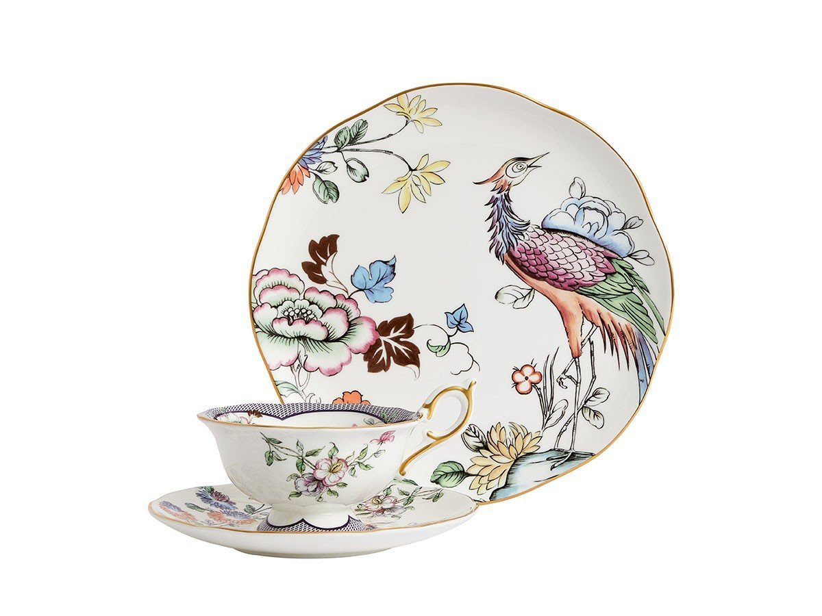 【ウェッジウッド/WEDGWOOD / GOODS】のWONDERLUST FORTUNE CUP & SAUCER + PLATE SET / ワンダーラスト フォーチュン カップ & ソーサー + プレート 21cm セット 人気、トレンドファッション・服の通販 founy(ファニー) 　送料無料　Free Shipping　コレクション　Collection　テーブル　Table　デザート　Dessert　プレート　Plate　ボックス　Box　モチーフ　Motif　 other-1|ID: prp329100004060759 ipo3291000000027345988