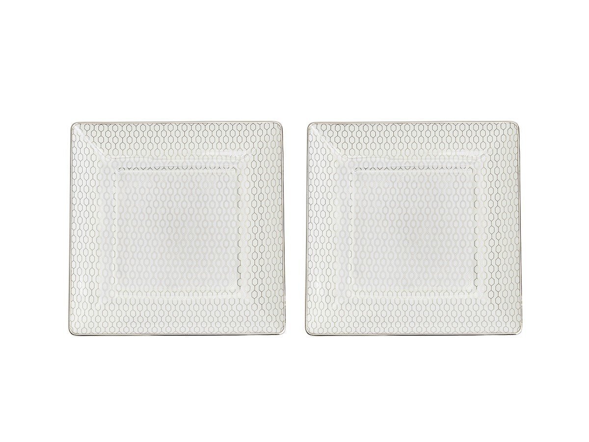 【ウェッジウッド/WEDGWOOD / GOODS】のGIO PLATINUM SQUARE TRAY PAIR / ジオ プラチナ スクエアトレイ ペア 14.5cm 人気、トレンドファッション・服の通販 founy(ファニー) スクエア Square, Square Shape テーブル Table, Dining Table プレート Plate, Dish モダン Modern, Contemporary 皿 Plate, Dish other-1|ID: prp329100004060767 ipo3291000000030170765
