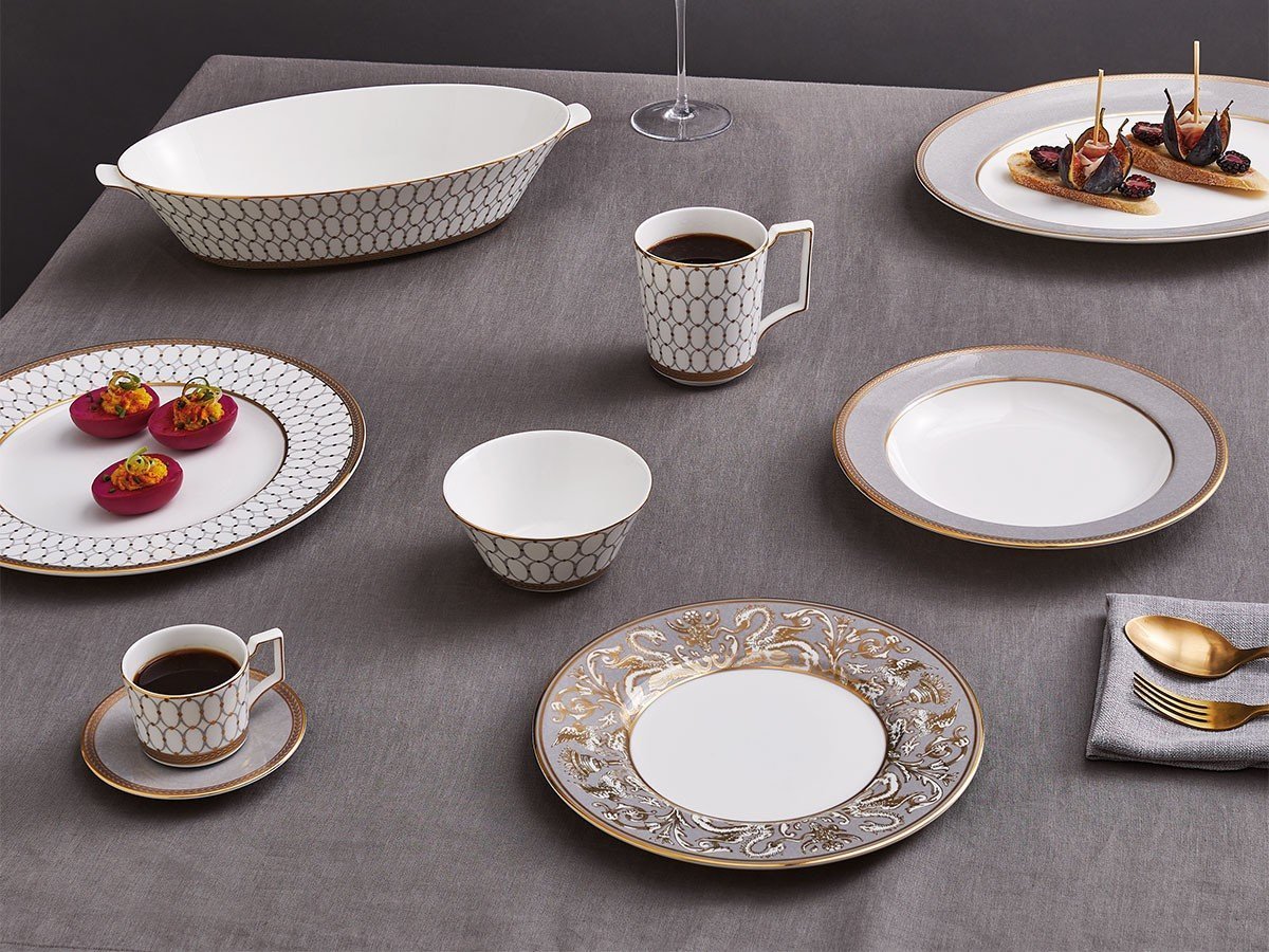 【ウェッジウッド/WEDGWOOD / GOODS】のRENAISSANCE GREY TEACUP & SAUCER / ルネッサンス グレイ ティーカップ & ソーサー 人気、トレンドファッション・服の通販 founy(ファニー) 　送料無料　Free Shipping　オーバル　Oval　クラシカル　Classical　クラシック　Classic　テーブル　Table　パターン　Pattern　モダン　Modern　other-2|ID: prp329100004060772 ipo3291000000031473162