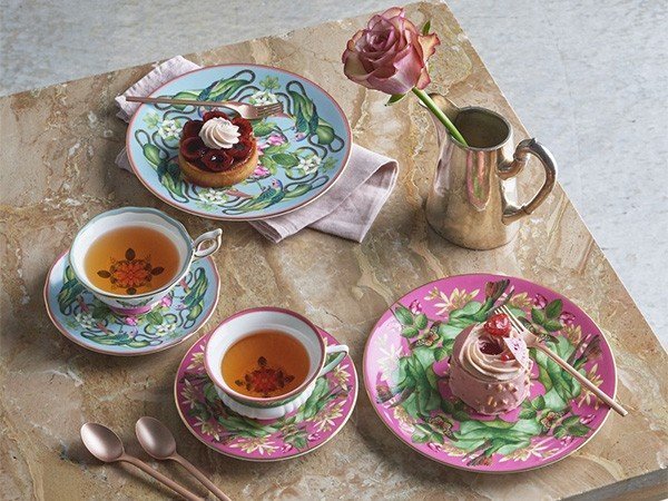 【ウェッジウッド/WEDGWOOD / GOODS】のWONDERLUST PINK LOTUS PLATE / ワンダーラスト ピンクロータス プレート 20cm 人気、トレンドファッション・服の通販 founy(ファニー) 　コレクション　Collection　テーブル　Table　デザート　Dessert　プレート　Plate　モチーフ　Motif　皿　Dish　other-3|ID: prp329100004060776 ipo3291000000031473183
