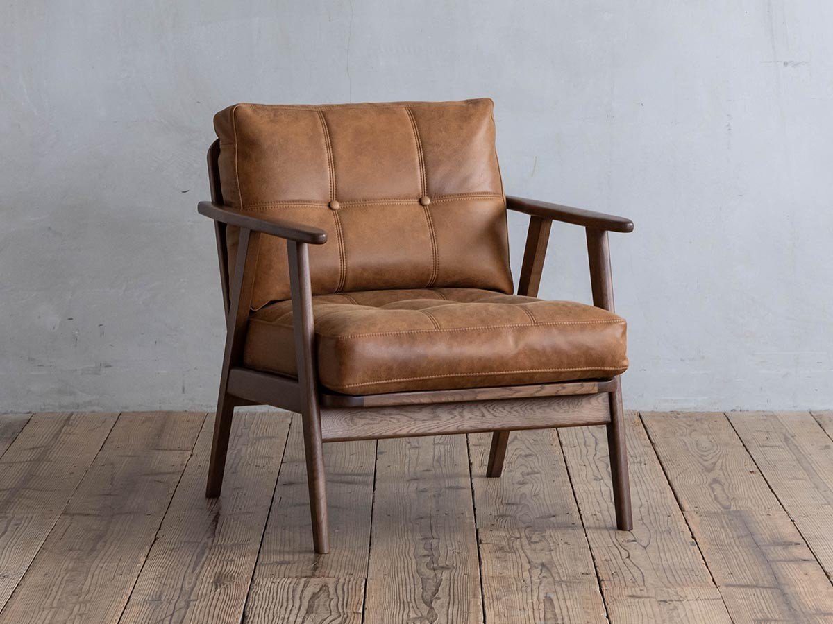【クラッシュゲート/CRASH GATE / GOODS】のHARRIS SOFA / ハリス 1人掛けソファ フェザータイプ ステッチボタン付(レザーテックス) 人気、トレンドファッション・服の通販 founy(ファニー) 　ヴィンテージ　Vintage　クッション　Cushion　フェザー　Feather　フォーム　Form　リラックス　Relax　冬　Winter　夏　Summer　ホーム・キャンプ・アウトドア・お取り寄せ　Home,Garden,Outdoor,Camping Gear　家具・インテリア　Furniture　ソファー　Sofa　other-3|ID: prp329100004079598 ipo3291000000031459845