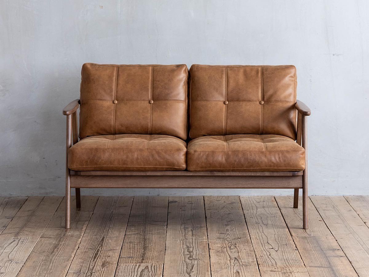 【クラッシュゲート/CRASH GATE / GOODS】のHARRIS SOFA / ハリス 2人掛けソファ フェザータイプ ステッチボタン付(レザーテックス) 人気、トレンドファッション・服の通販 founy(ファニー) 　ヴィンテージ　Vintage　クッション　Cushion　フェザー　Feather　フォーム　Form　リラックス　Relax　冬　Winter　夏　Summer　ホーム・キャンプ・アウトドア・お取り寄せ　Home,Garden,Outdoor,Camping Gear　家具・インテリア　Furniture　ソファー　Sofa　other-2|ID: prp329100004079599 ipo3291000000031472730