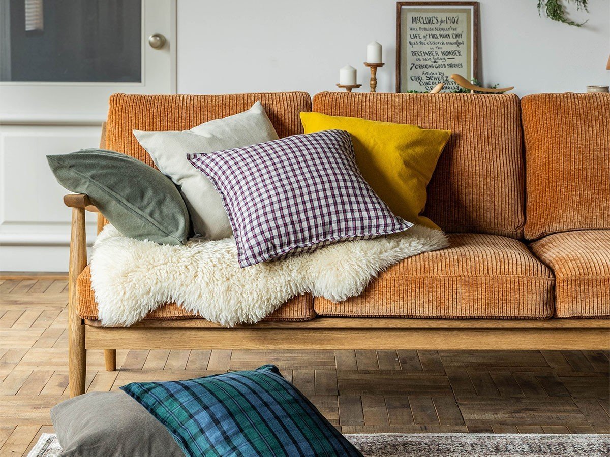 【イージーライフ/Easy Life / GOODS】のARNE SOFA 2P / アルネソファ 2人掛け フェザータイプ(ジャガード) インテリア・キッズ・メンズ・レディースファッション・服の通販 founy(ファニー) 　ウッド　Wooden Design　オイル　Body Oil　ヴィンテージ　Vintage Style　クッション　Cushion, Throw Pillow　タオル　Towel, Bath Towel　フィット　Fit, Slim Fit　フェザー　Feather, Feather Detail　フォーム　Form　フレーム　Frame, Outline　リラックス　Relax, Relaxed Fit　ホーム・キャンプ・アウトドア・お取り寄せ　Home Living / Home & Lifestyle / Camping Gear / Outdoor Camping　家具・インテリア　Home Furniture & Interior. Stylish & Functional Living Spaces　ソファー　Couches & Sofas　参考イメージ|ID: prp329100004079615 ipo3291000000034464734