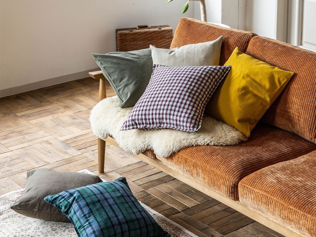 【イージーライフ/Easy Life / GOODS】のARNE SOFA 2P / アルネソファ 2人掛け フェザータイプ(ジャガード) インテリア・キッズ・メンズ・レディースファッション・服の通販 founy(ファニー) 　ウッド　Wooden Design　オイル　Body Oil　ヴィンテージ　Vintage Style　クッション　Cushion, Throw Pillow　タオル　Towel, Bath Towel　フィット　Fit, Slim Fit　フェザー　Feather, Feather Detail　フォーム　Form　フレーム　Frame, Outline　リラックス　Relax, Relaxed Fit　ホーム・キャンプ・アウトドア・お取り寄せ　Home Living / Home & Lifestyle / Camping Gear / Outdoor Camping　家具・インテリア　Home Furniture & Interior. Stylish & Functional Living Spaces　ソファー　Couches & Sofas　参考イメージ|ID: prp329100004079615 ipo3291000000034464735