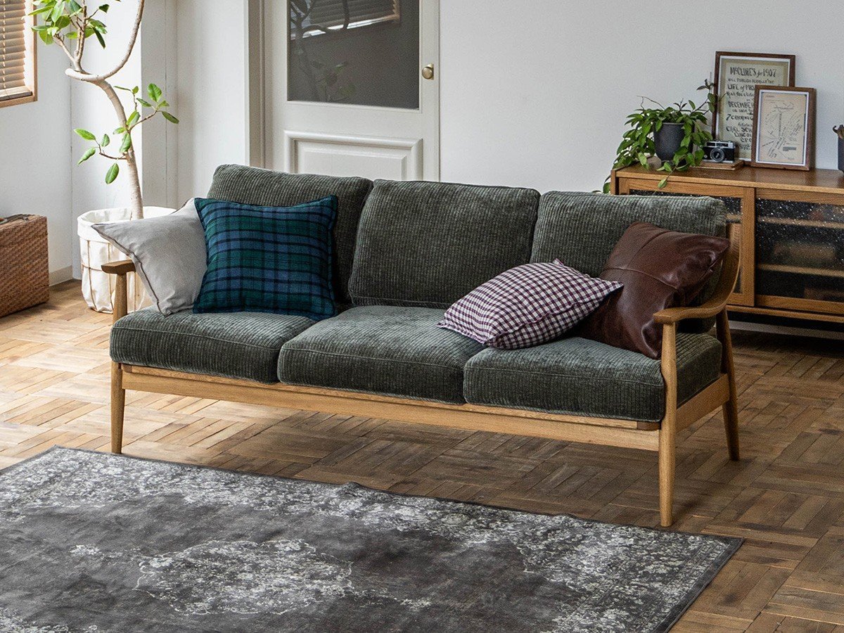 【イージーライフ/Easy Life / GOODS】のARNE SOFA 2P / アルネソファ 2人掛け フェザータイプ(ジャガード) インテリア・キッズ・メンズ・レディースファッション・服の通販 founy(ファニー) 　ウッド　Wooden Design　オイル　Body Oil　ヴィンテージ　Vintage Style　クッション　Cushion, Throw Pillow　タオル　Towel, Bath Towel　フィット　Fit, Slim Fit　フェザー　Feather, Feather Detail　フォーム　Form　フレーム　Frame, Outline　リラックス　Relax, Relaxed Fit　ホーム・キャンプ・アウトドア・お取り寄せ　Home Living / Home & Lifestyle / Camping Gear / Outdoor Camping　家具・インテリア　Home Furniture & Interior. Stylish & Functional Living Spaces　ソファー　Couches & Sofas　参考イメージ|ID: prp329100004079615 ipo3291000000034464737