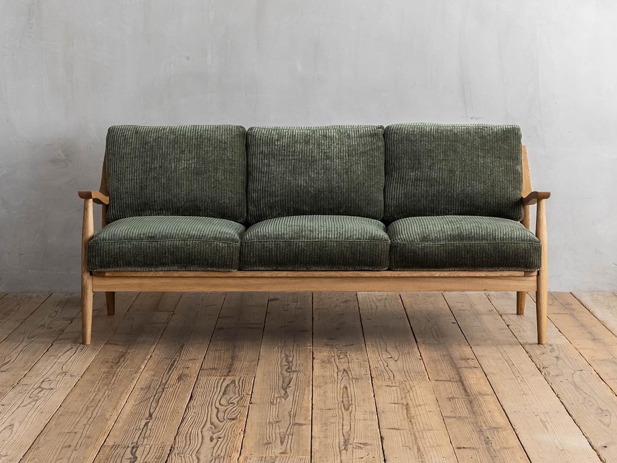 【イージーライフ/Easy Life / GOODS】のARNE SOFA 3P / アルネソファ 3人掛け フェザータイプ(ジャガード) インテリア・キッズ・メンズ・レディースファッション・服の通販 founy(ファニー) 　ウッド　Wooden Design　オイル　Body Oil　ヴィンテージ　Vintage Style　クッション　Cushion, Throw Pillow　タオル　Towel, Bath Towel　フィット　Fit, Slim Fit　フェザー　Feather, Feather Detail　フォーム　Form　フレーム　Frame, Outline　リラックス　Relax, Relaxed Fit　ホーム・キャンプ・アウトドア・お取り寄せ　Home Living / Home & Lifestyle / Camping Gear / Outdoor Camping　家具・インテリア　Home Furniture & Interior. Stylish & Functional Living Spaces　ソファー　Couches & Sofas　張地:モスグリーン|ID: prp329100004079617 ipo3291000000030170365