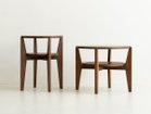 【カーフ/karf / GOODS】のWeave Side Table High / ウィーヴ サイドテーブル ハイ 左:本商品、右:ウィーヴ サイドテーブル ロー|ID: prp329100004082371 ipo3291000000037060529