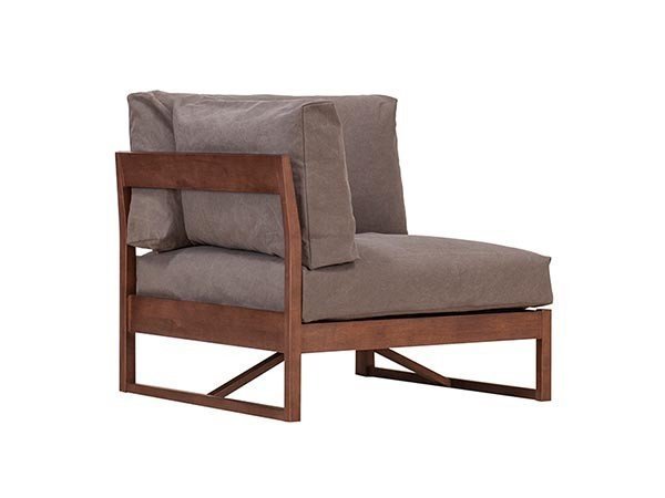 【トッコ/TOCCO / GOODS】のOne Arm Sofa 083 / ワンアームソファ 幅83cm インテリア・キッズ・メンズ・レディースファッション・服の通販 founy(ファニー) 　クッション　Cushion　シンプル　Simple　モダン　Modern　ホーム・キャンプ・アウトドア・お取り寄せ　Home,Garden,Outdoor,Camping Gear　家具・インテリア　Home Furniture & Interior. Stylish & Functional Living Spaces　ソファー　Sofa　張地:MN5 ブラウン、アーム位置:右アーム|ID: prp329100004083705 ipo3291000000030169747