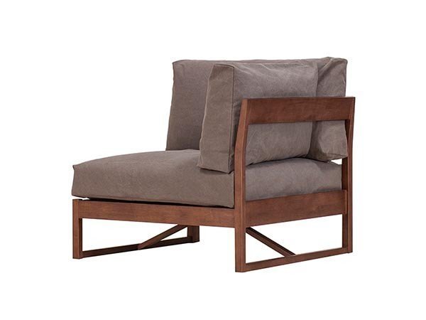 【トッコ/TOCCO / GOODS】のOne Arm Sofa 083 / ワンアームソファ 幅83cm インテリア・キッズ・メンズ・レディースファッション・服の通販 founy(ファニー) 　クッション　Cushion　シンプル　Simple　モダン　Modern　ホーム・キャンプ・アウトドア・お取り寄せ　Home,Garden,Outdoor,Camping Gear　家具・インテリア　Home Furniture & Interior. Stylish & Functional Living Spaces　ソファー　Sofa　張地:MN5 ブラウン、アーム位置:左アーム|ID: prp329100004083705 ipo3291000000030169748